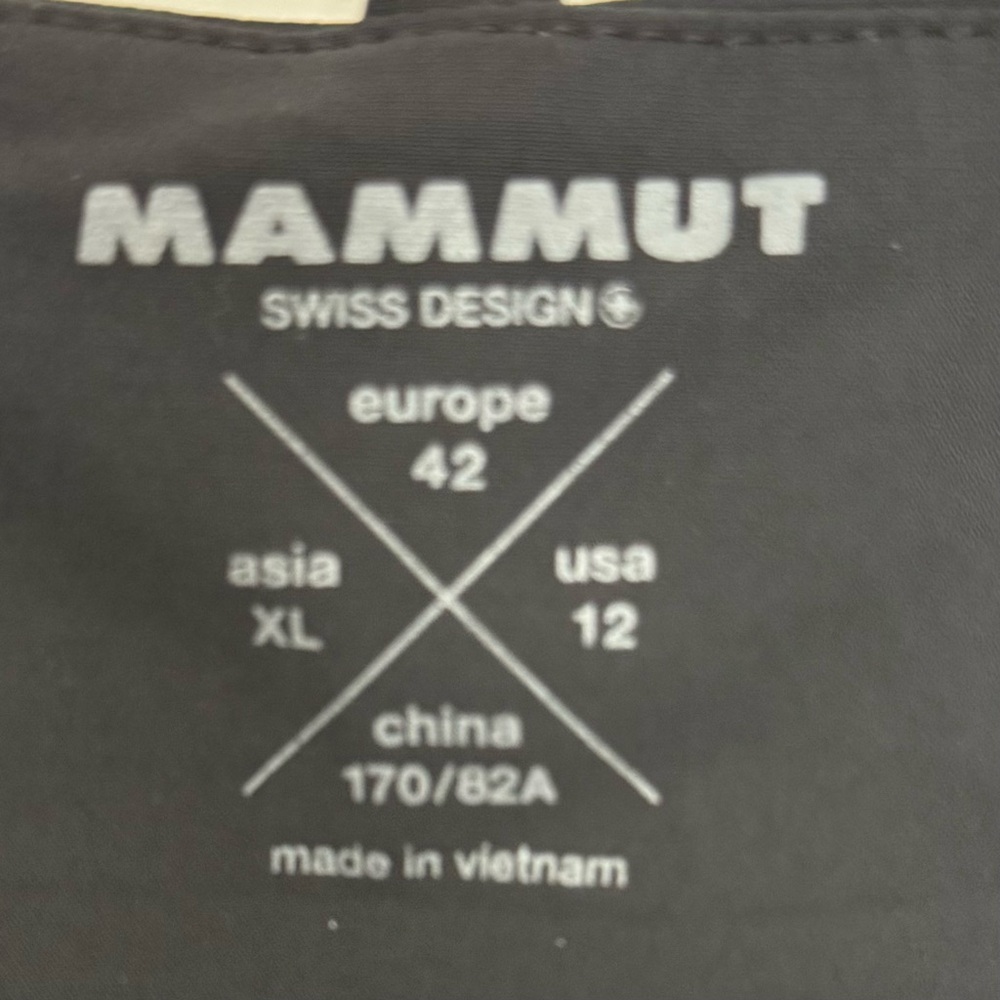 Mammut Women’s Macon Soft Shell Straight Leg Hiking Pants EUC 12 Regular Black - Picture 6 of 8